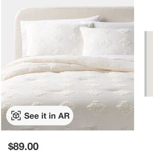 Threshold Tufted Diamond Duvet Cover Set